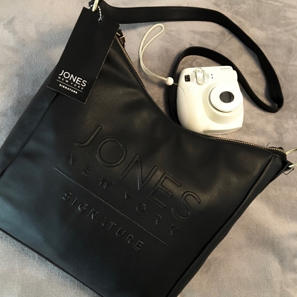 Jones New York Abby Convertible Black Handbag